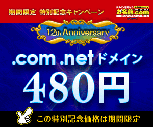 お名前.com12執念キャンペーン