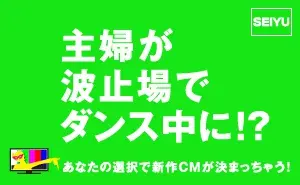 SEIYU 主婦が波止場でダンス中に!?