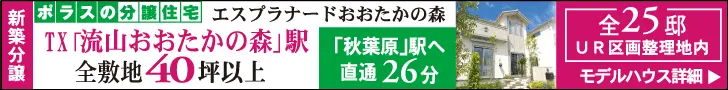 ポラスの分譲住宅 エスプラナードおおたかの森