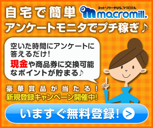 自宅で簡単 アンケートモニタでプチ稼ぎ♪