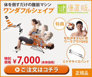 体を倒すだけの腹筋マシン ワンダフルシェイプ 健康直販