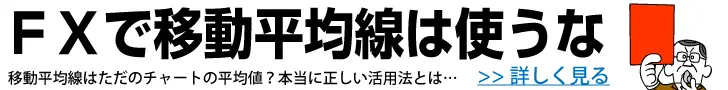 FXで移動平均線は使うな