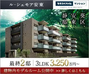 最終2邸 3LDK3,250万円〜 ル・シェモア安東