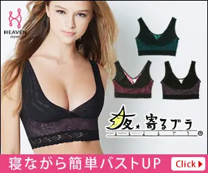 寝ながら簡単バストUP 夜寄るブラ HEAVEN