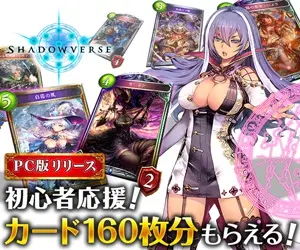 初心者応援！カード160枚分がもらえる！SHADOWVERSE