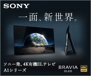 一面、新世界。SONY BRAVIA OLED