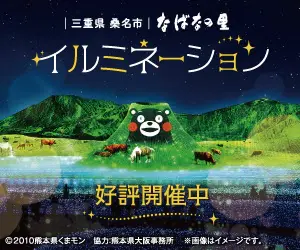 三重県桑名市 なばなの里 イルミネーション