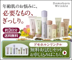 必要なもの、ぎっしり。ドモホルンリンクル