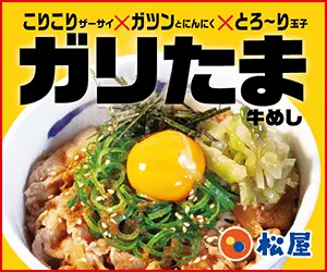 Garitama Gyumeshi Matsuya