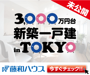 3000万円台 新築一戸建 in TOKYO 藤和ハウス