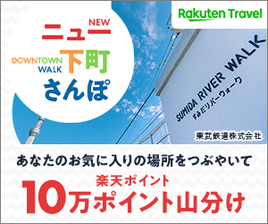 10万ポイント山分け ニュー下町さんぽ Rakuten Travel