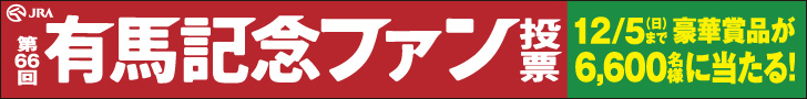 有馬記念ファン投票 JRA